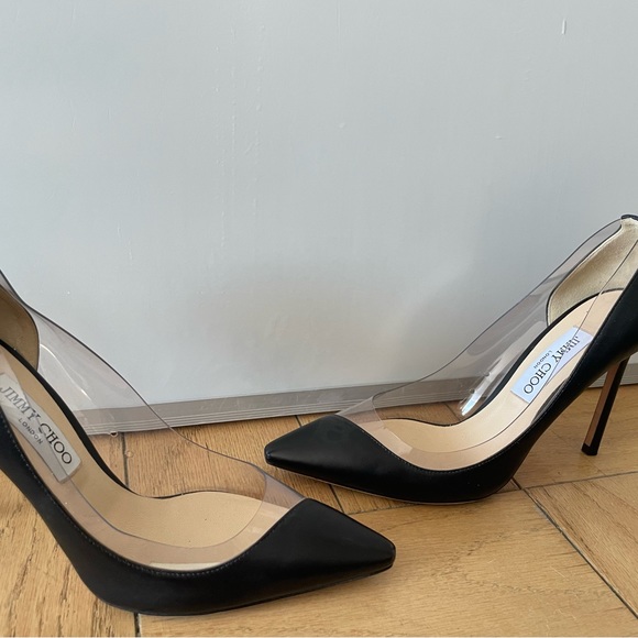 Jimmy Choo PVC and black pumps 39.5 - Picture 3 of 6
